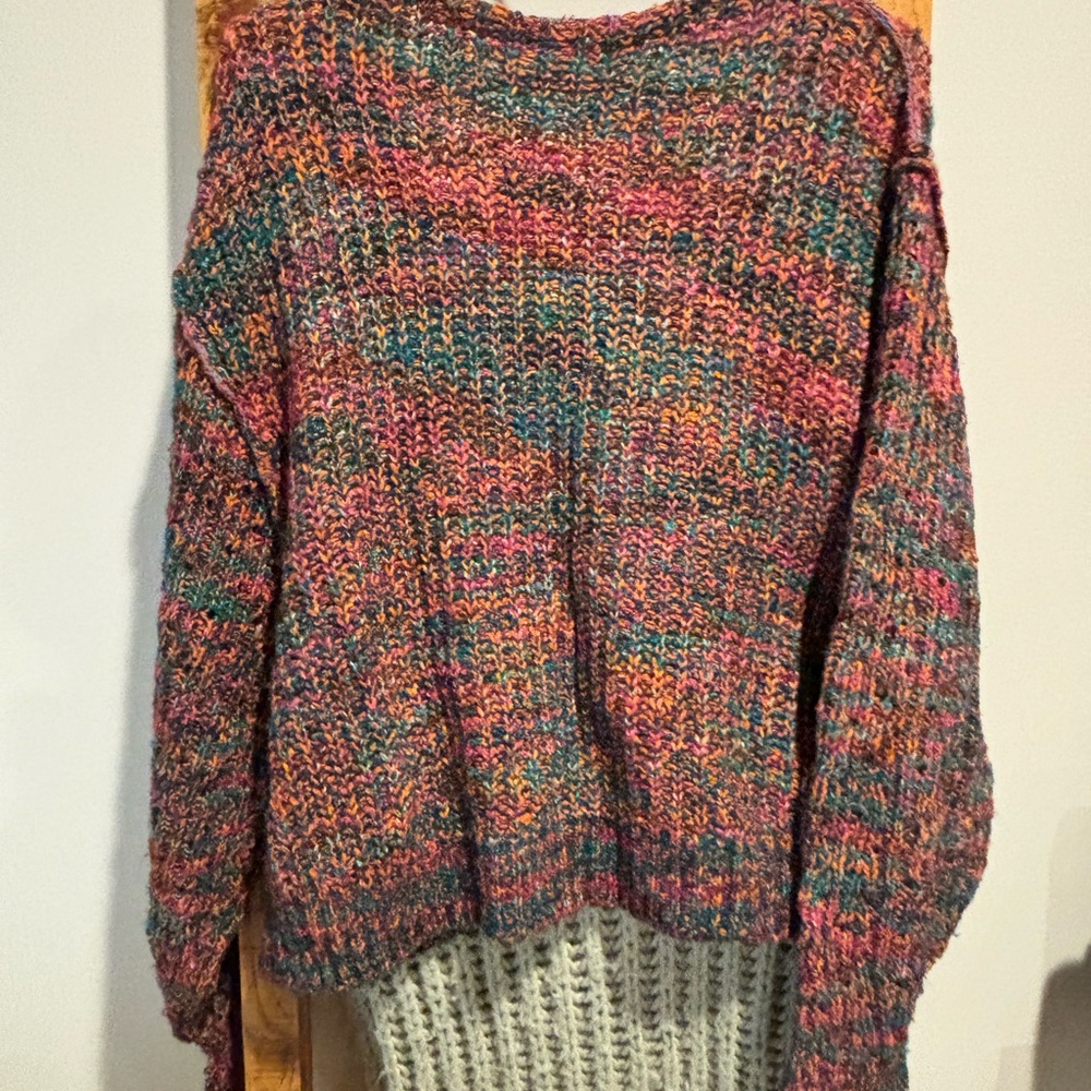 Free People Highland V-Neck Sweater
